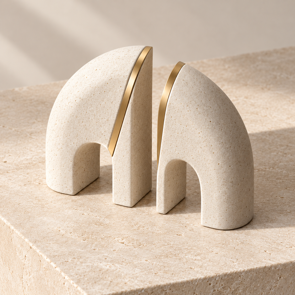 Quiet Arch Bookends detail view