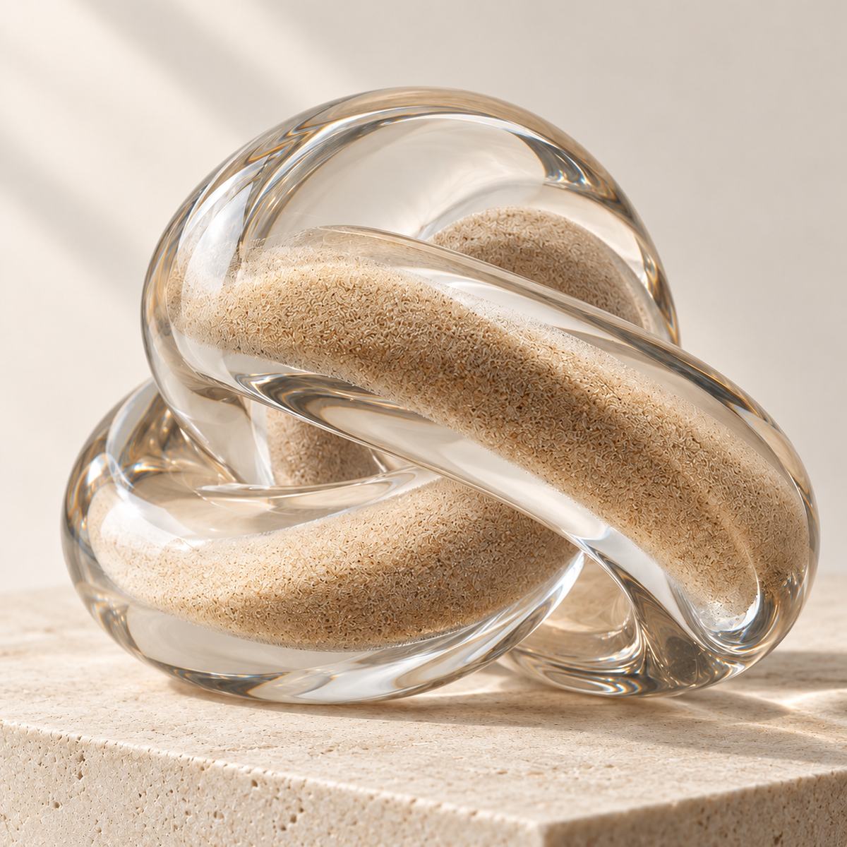 Drift Knot Paperweight detail view