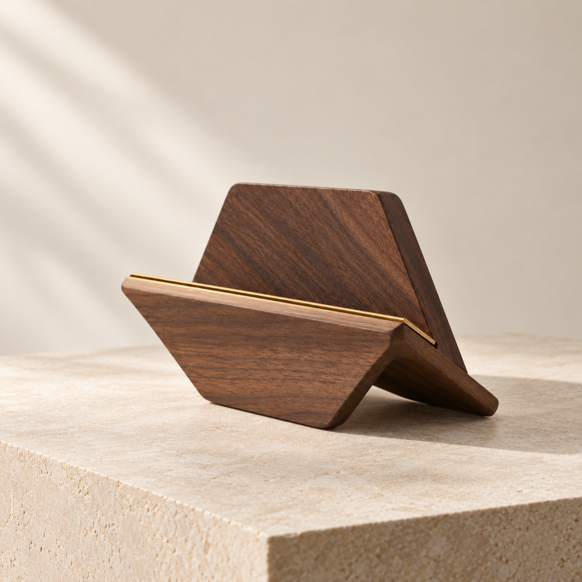 Folded Horizon Stand three-quarter view