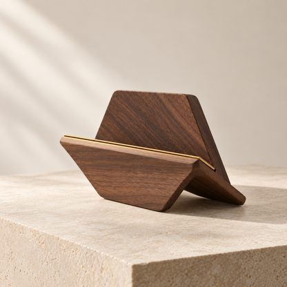 Folded Horizon Stand three-quarter view