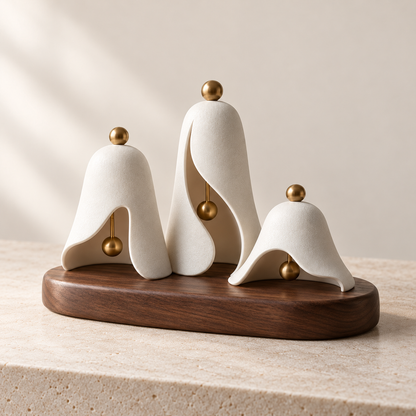 Frost Bell Trio three-quarter view