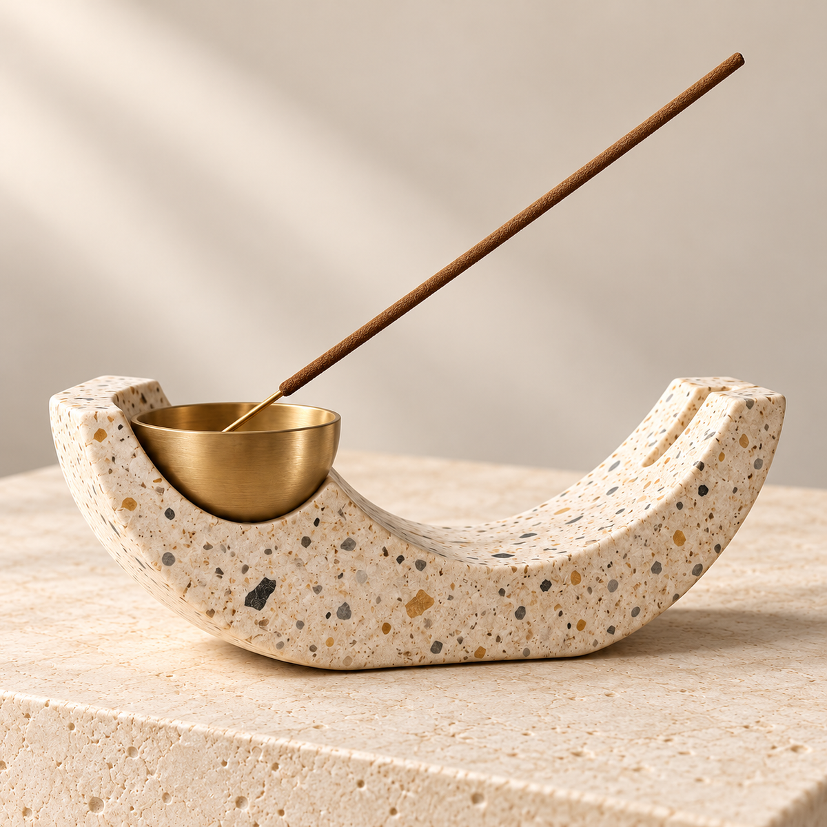 Lunar Sill Incense Cradle detail view