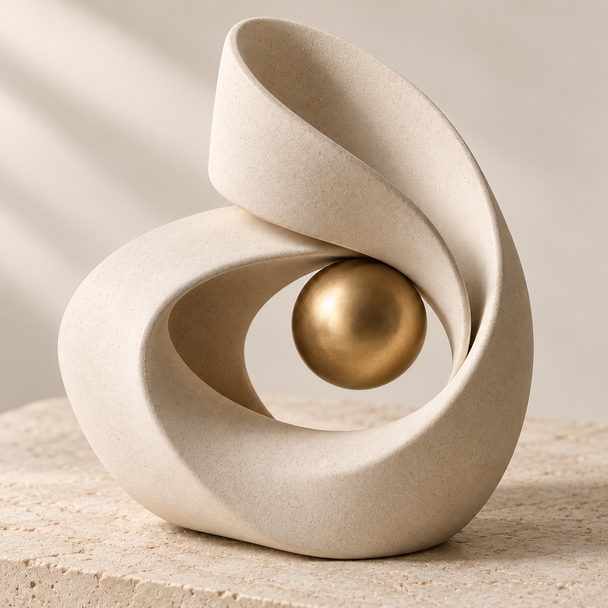 Orbit Fold Sculpture detail view