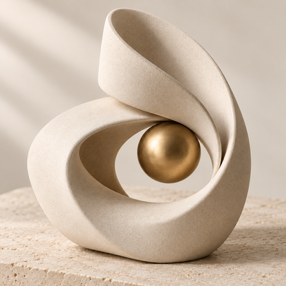 Orbit Fold Sculpture detail view