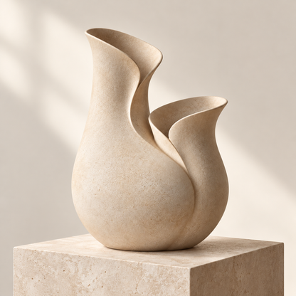 Petal Echo Vessel three-quarter view
